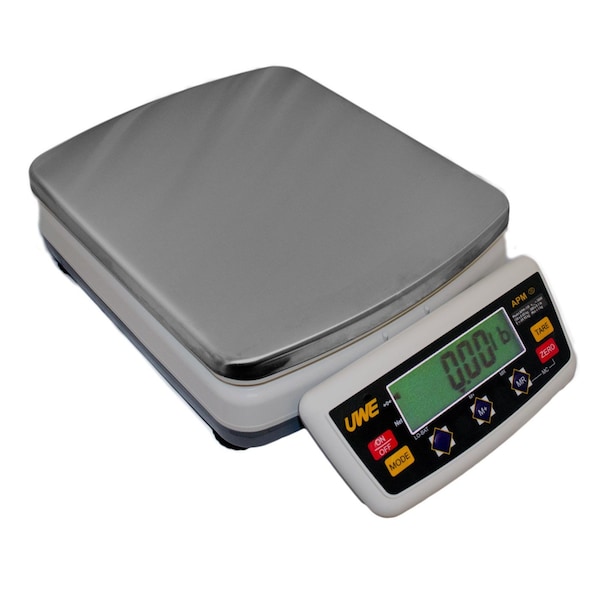 Uwe NTEP Scale, 30 kg, .01 kg, Legal For Trade Scale, 11x13" Base, Recharagable Battery, Backlit Display APM-30 - main